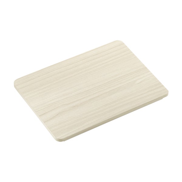 Aspen Wood 3-Tier Rolling Cart Lid