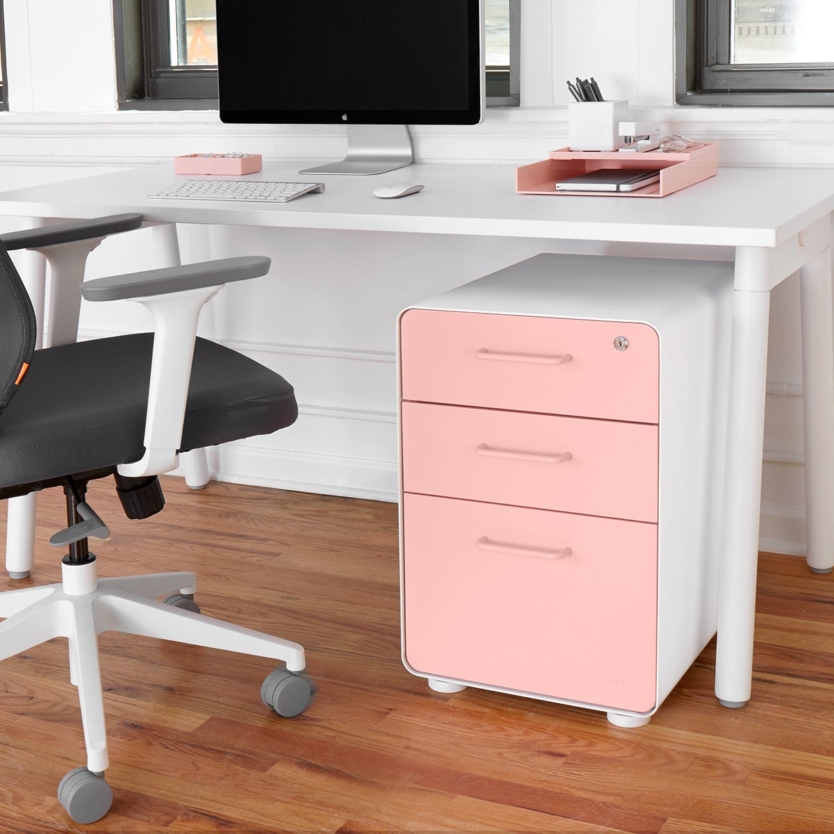 Poppin File Cabinet White Poppin 3 Drawer Stow File Cabinet