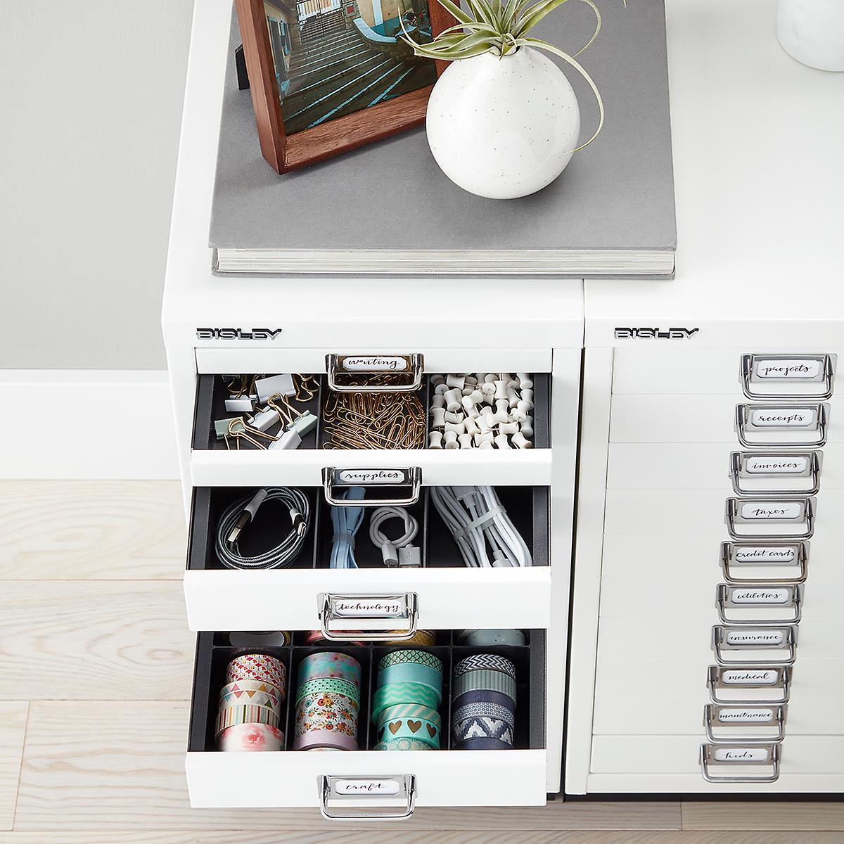 Bisley Premium Collection Cabinet Drawer Inserts The Container Store