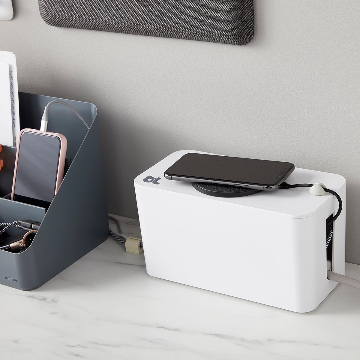 Command Center Cord Control & Tech Storage Starter Kit
