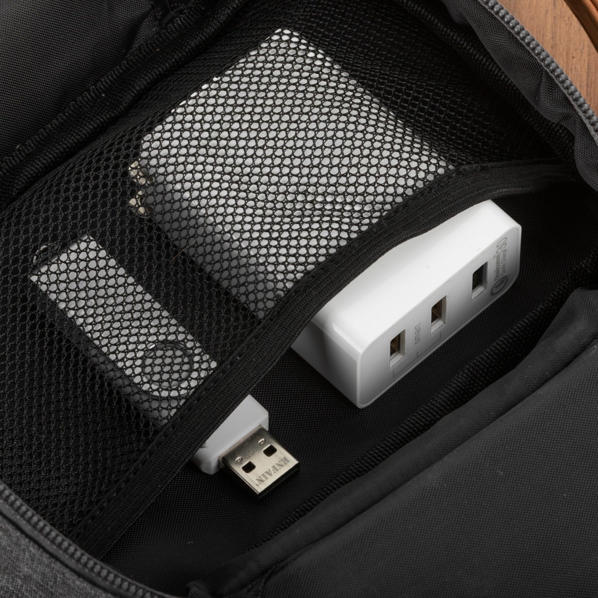 Grey Gadget Case | The Container Store