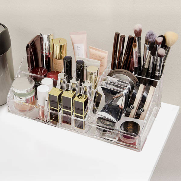 Kina Muskuløs fællesskab Acrylic Makeup Organizer With Drawer | The Container Store
