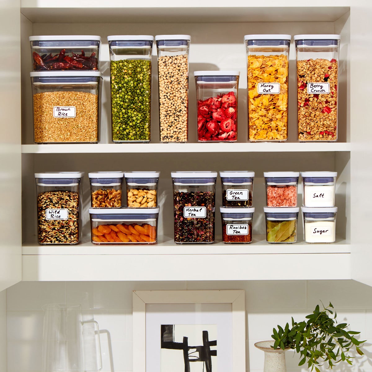 Oxo Good Grips Pop Square Canisters The Container Store