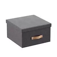 Bigso Woodgrain Photo Box Black