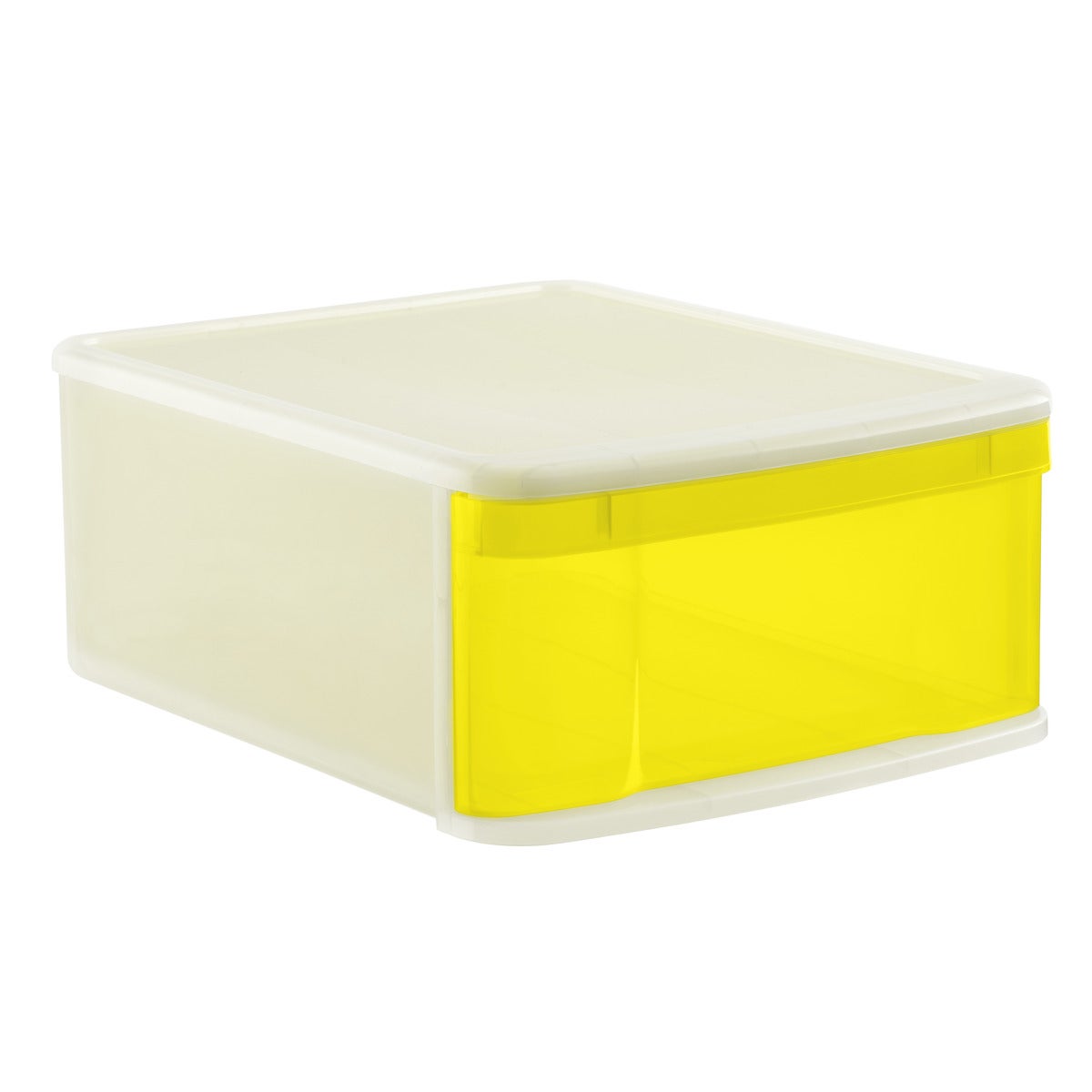 Large Tint Stackable Storage Drawer Cases Of 4 The Container Store