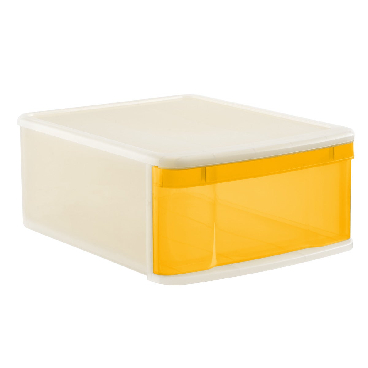 Large Tint Stackable Storage Drawer Cases Of 4 The Container Store