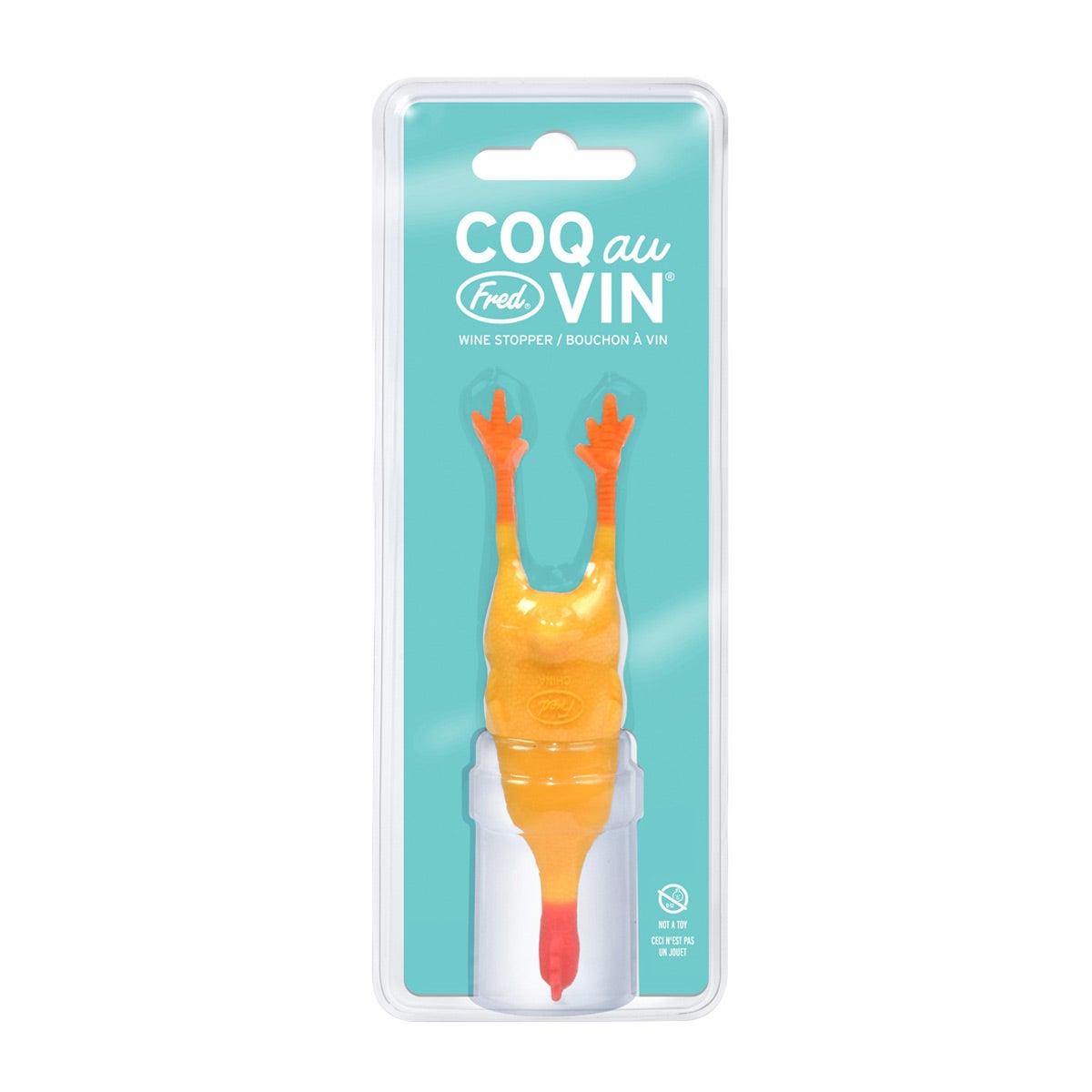 Fred & Friends Coq au Vin Wine Stopper The Container Store