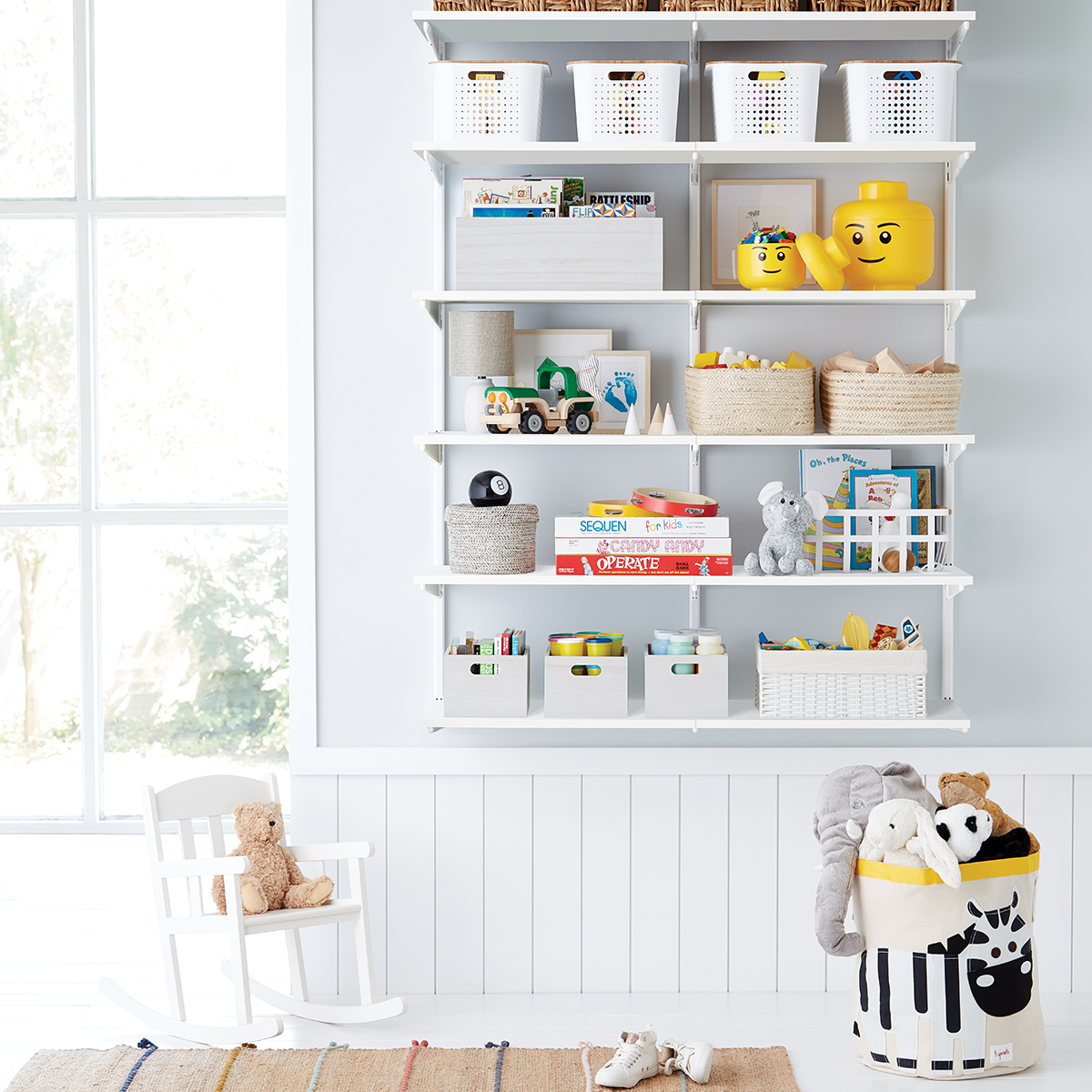 wall shelves for kid room