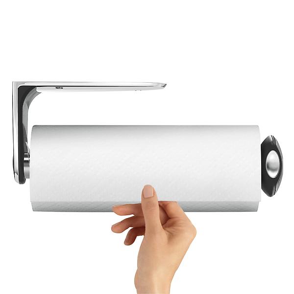 under the sink organisation - love the idea of paper towel holder
