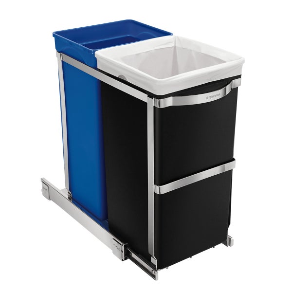 simplehuman 9.2 gal. 2-Bin Pull-Out Recycle Bin