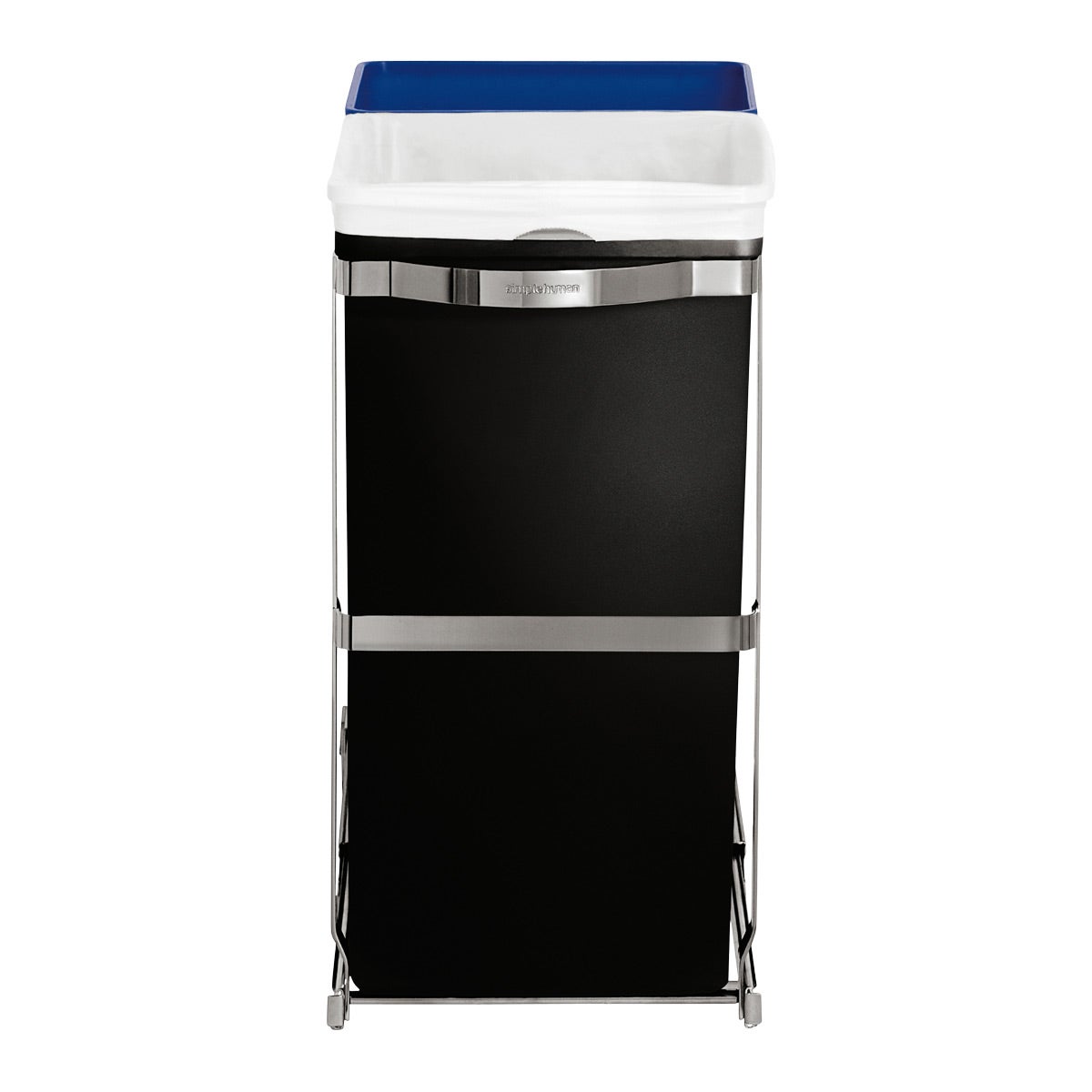 simplehuman 35L Under Counter Pull Out Trash Can Dual Bucket - Thumbnail 2