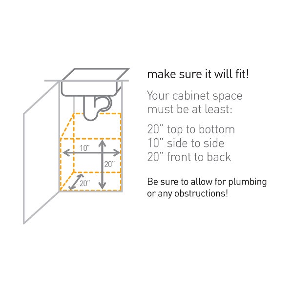 simplehuman 9.2 gal. 2-Bin Pull-Out Recycle Bin