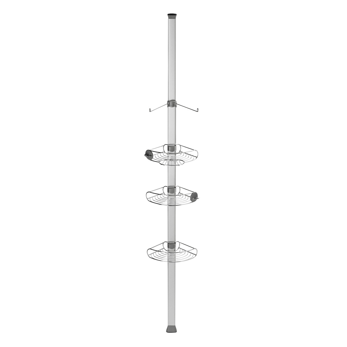 Liora Tension Pole Stainless Steel Shower Caddy Rebrilliant