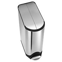 simplehuman 11.8 gal./45L Butterfly Step Can Stainless