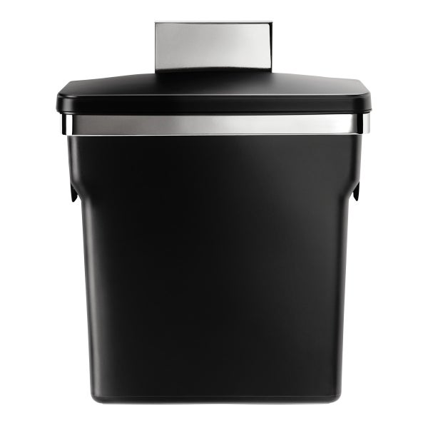 simplehuman Black 2.6 gal. Trash Can The Container Store