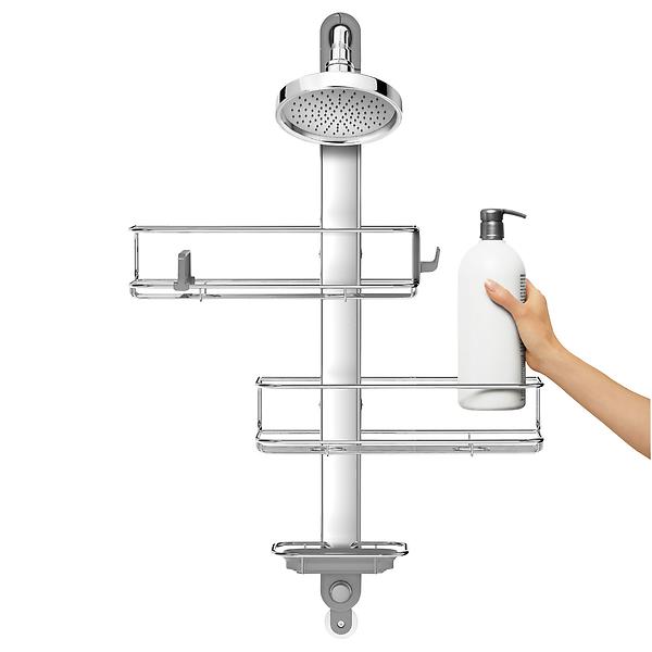 simplehuman® Adjustable Shower Caddy BT1098 – ADVANCED SOLUTIONS
