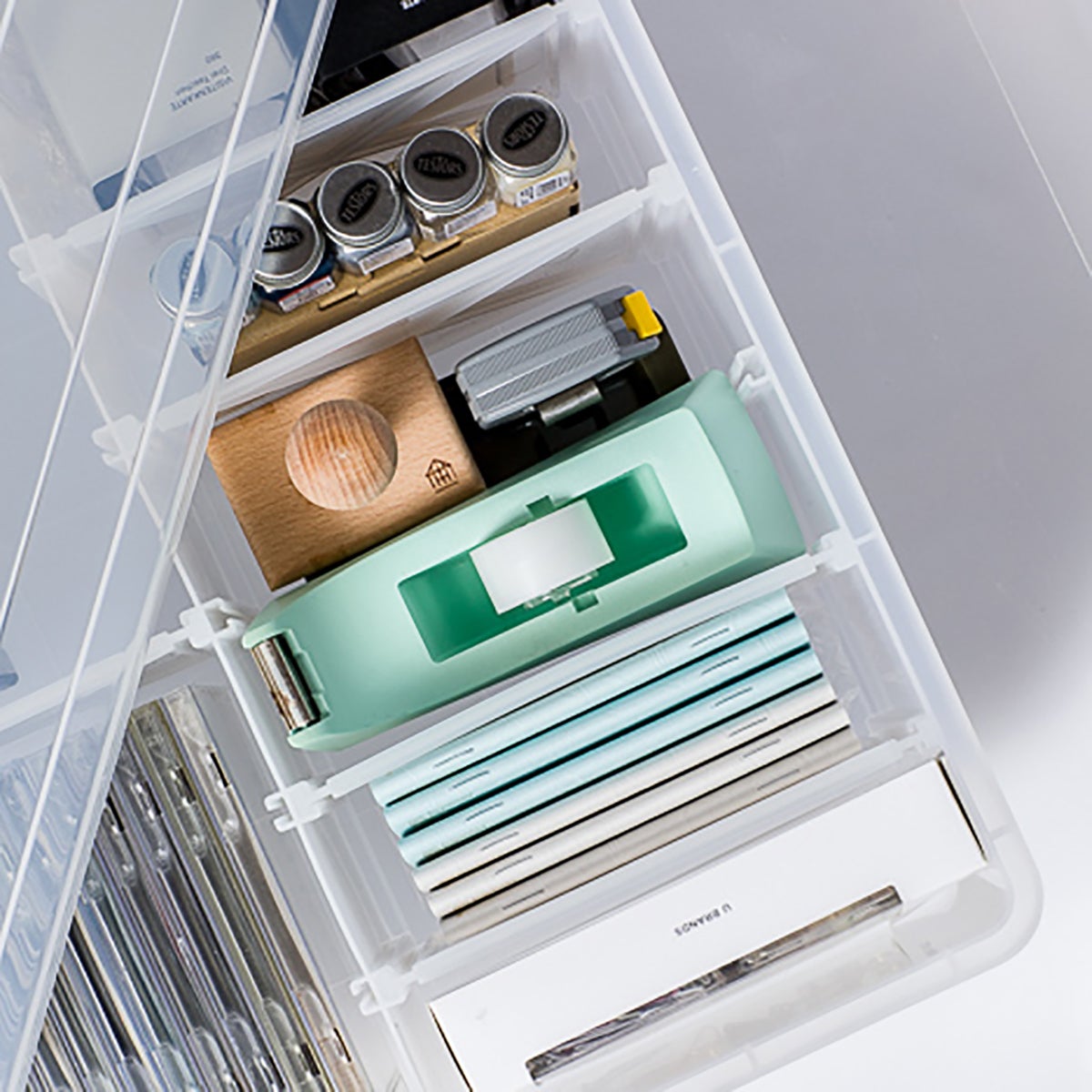 Shimo Craft & Media Organizer Box The Container Store