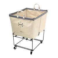 Steele Canvas Small Laundry Cart Natural/Grey