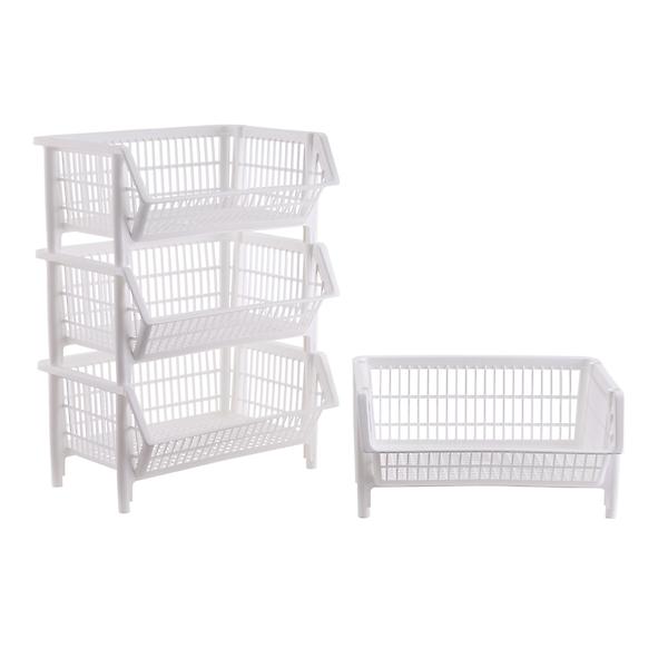 The Container Store Large Nordic Basket - White - 11 x 14-1/2 x 8 - Each