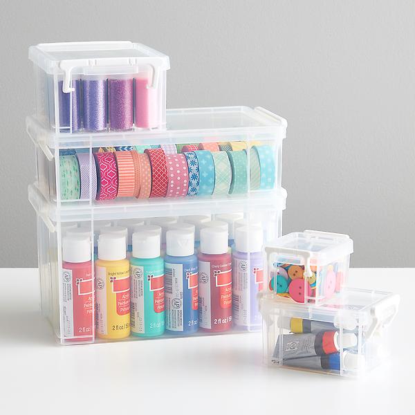 The Container Store Our Tidy Box - Clear - S (Small)