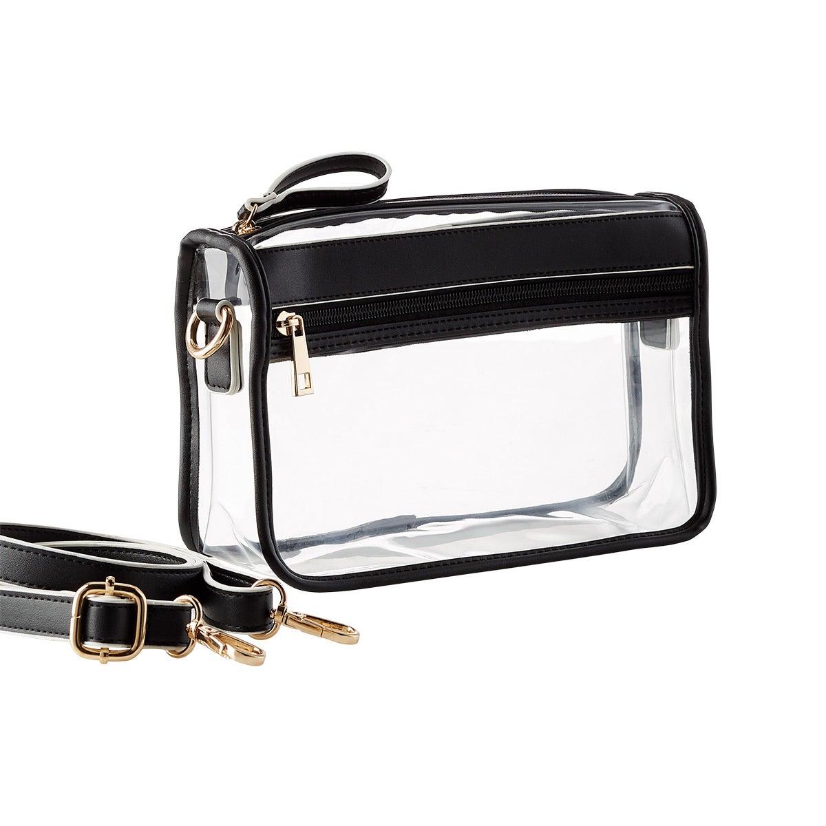 clear over the shoulder bag
