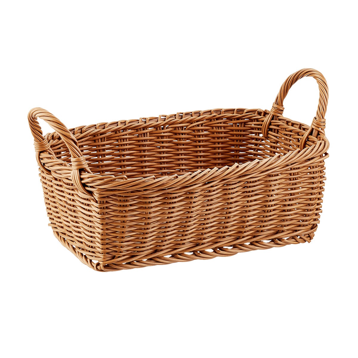 wicker storage baskets for shelves