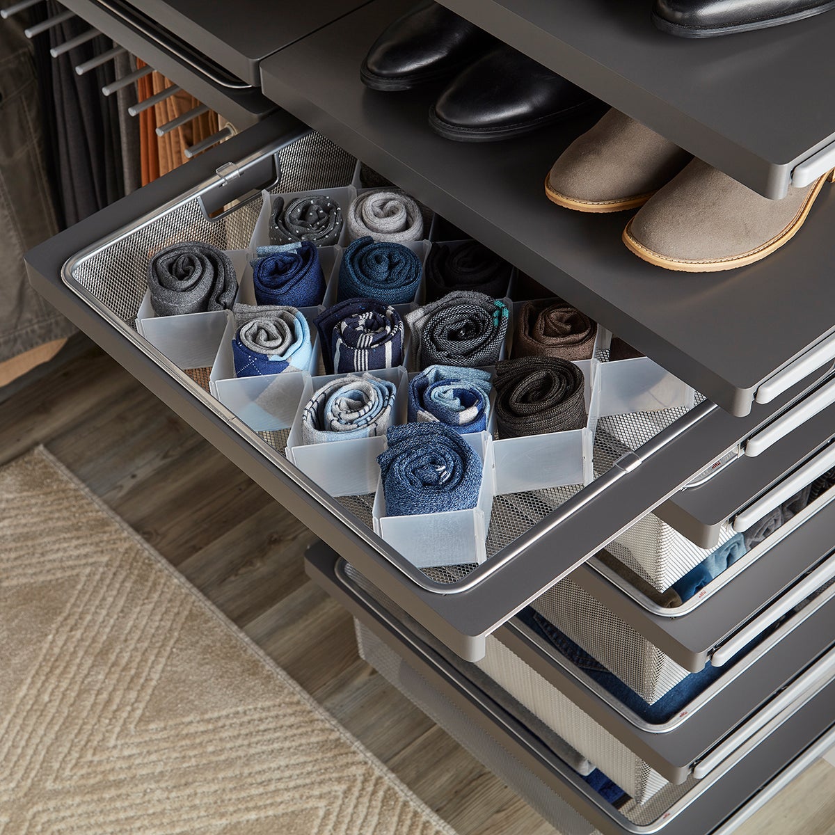 32-Compartment Drawer Organizer