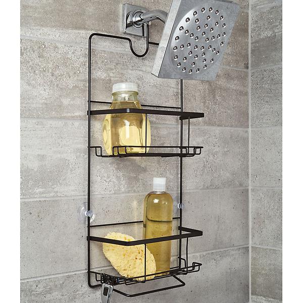 2 Bath Organizer Shower Caddy Bathroom Storage Basket Soap Holder