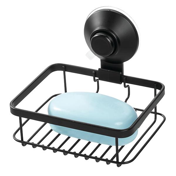 2pcs Bathroom Soap Dish Holder Set - Shower Rack, Silicone