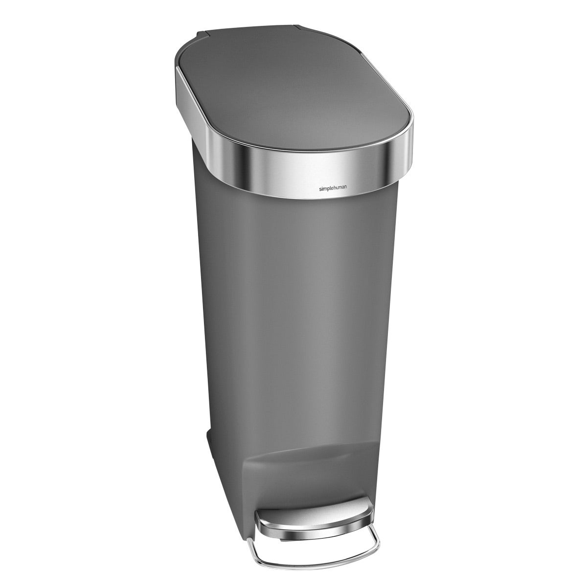 simplehuman 10.5 gal Slim Step Trash Can The Container Store