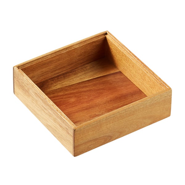 Stackable Acacia Drawer Organizers