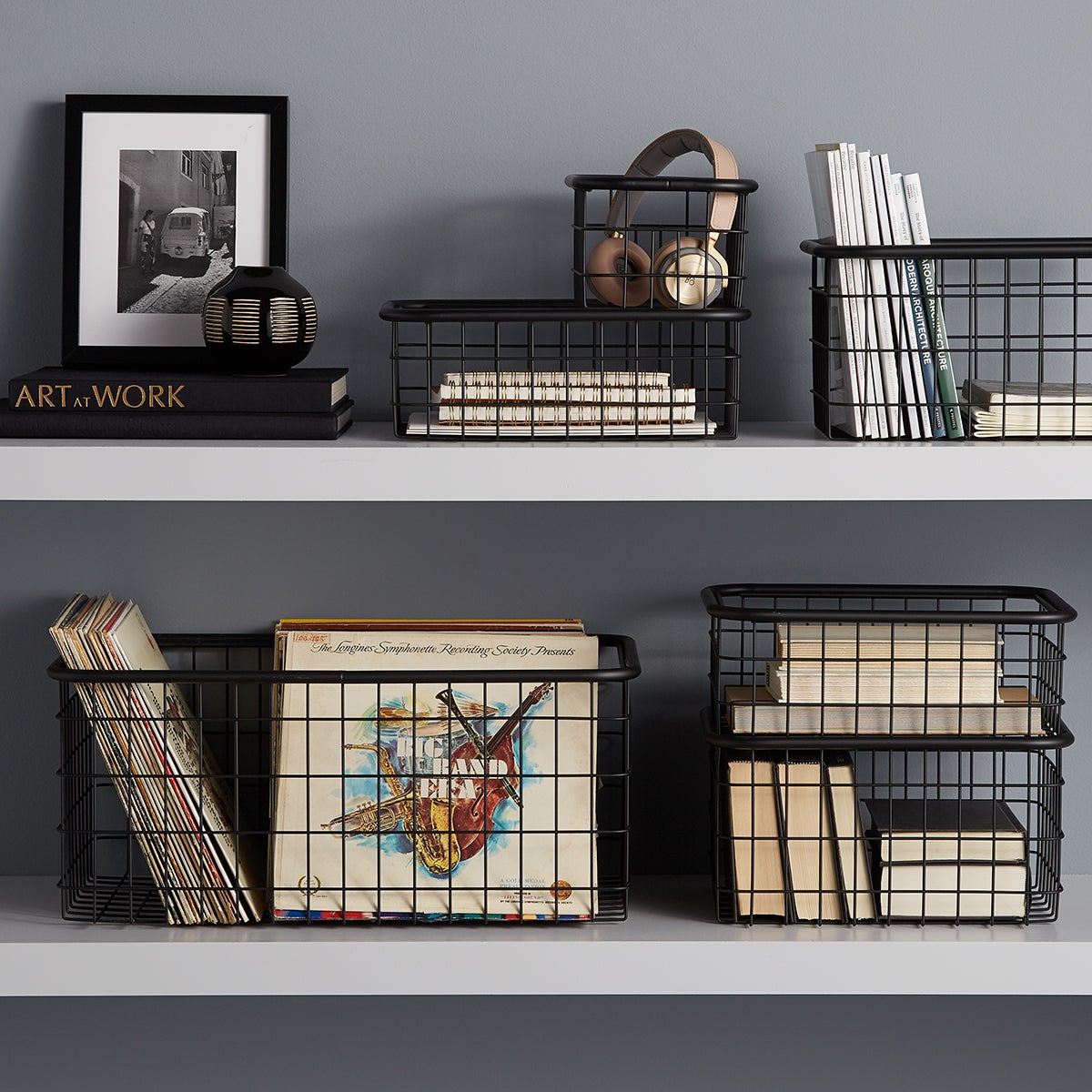 Urban Stacking Wire Baskets