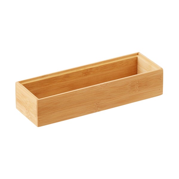 Stackable Bamboo Drawer Organizers