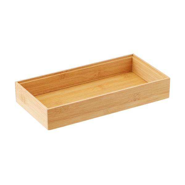 Expandable Bamboo Silverware Tray