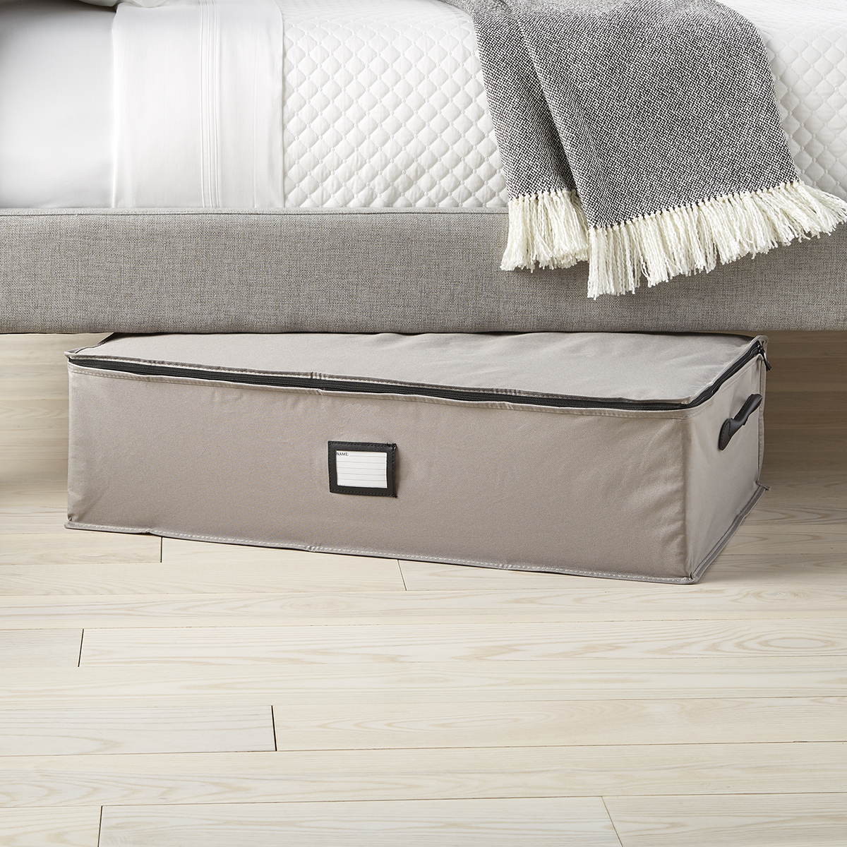 Chaos Cleared Under Bed Storage Bag, Gray
