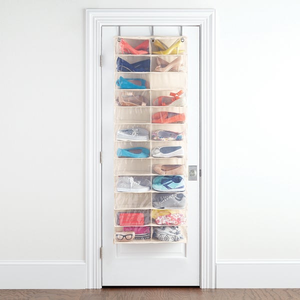 24-Pocket Over-The-Door Shoe Organizer