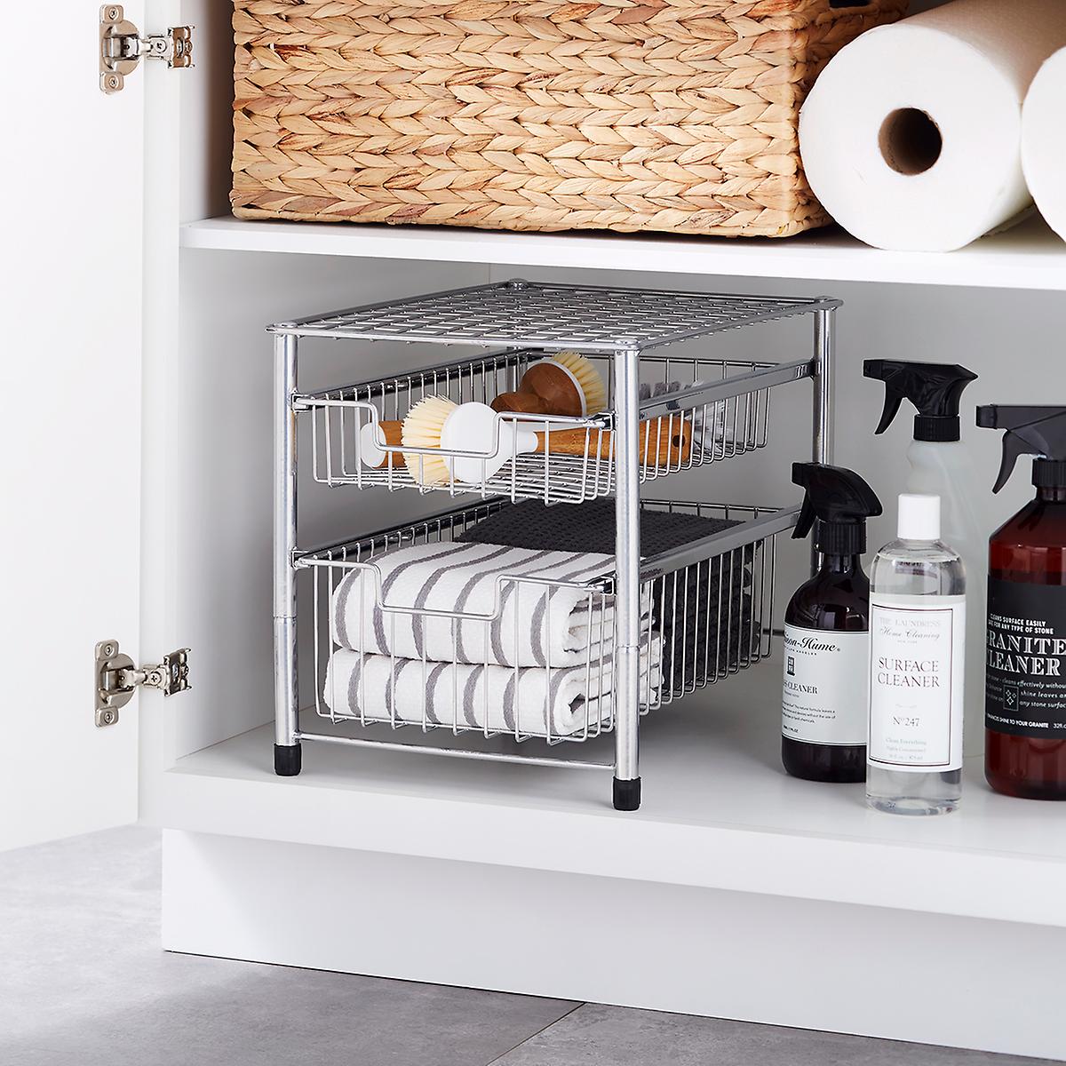 Wire Pull Out Cabinet Organizers The Container Store
