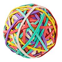 U Brands Rubberband Ball Assorted Colors