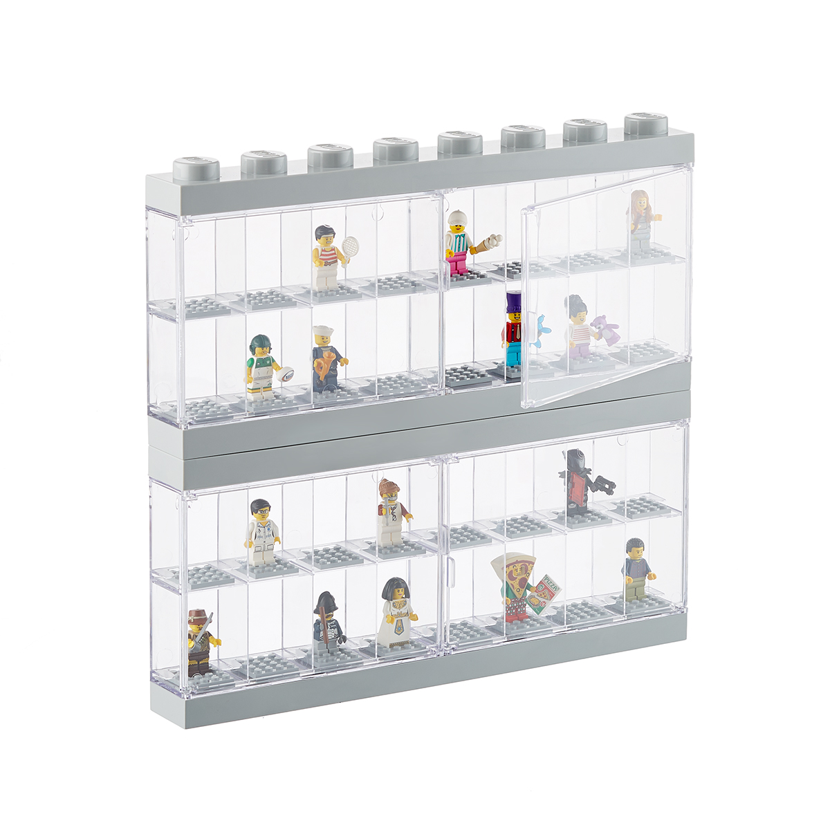 Clear 4x4 size Dust Free! NEW Display Case for Lego Minifigures 