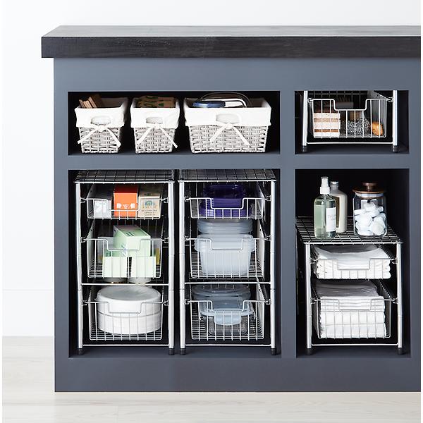 8 Vanity Pull Out Organizer W/9 Poly Bins