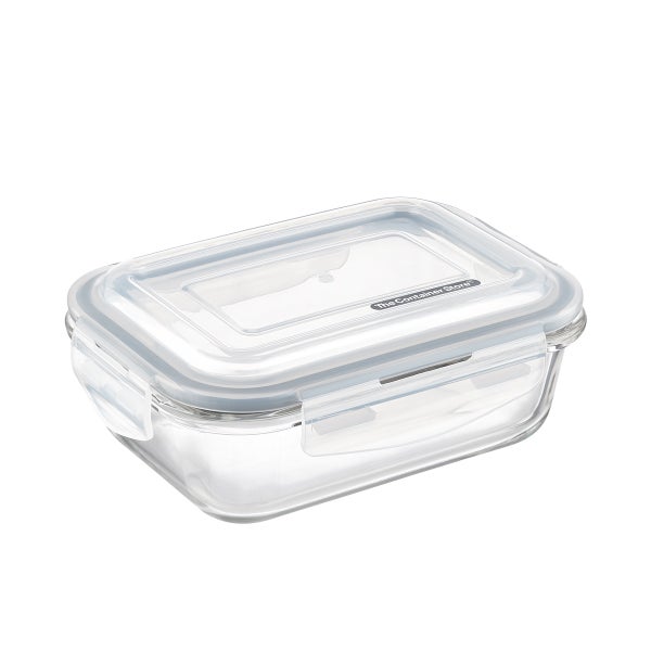 Borosilicate Glass Glass Storage Containers With Silicone Lids