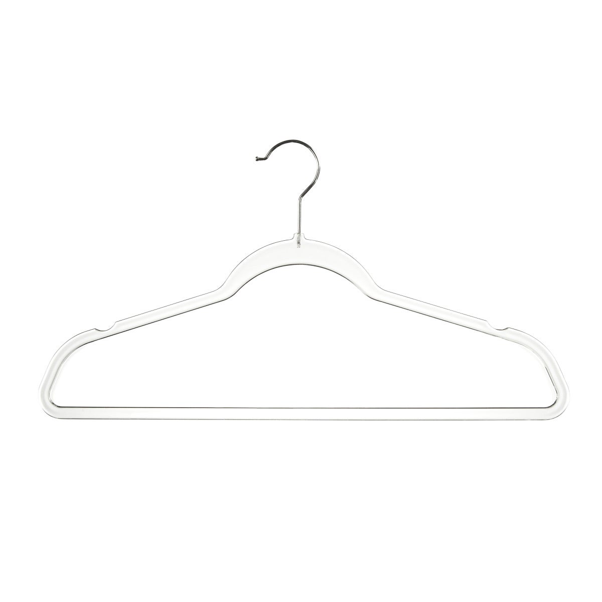 Clear Plastic Suit Hanger w/Clips  Product & Reviews - Only Hangers – Only  Hangers Inc.