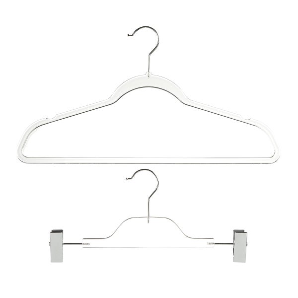 Clear Slim Hangers  The Container Store