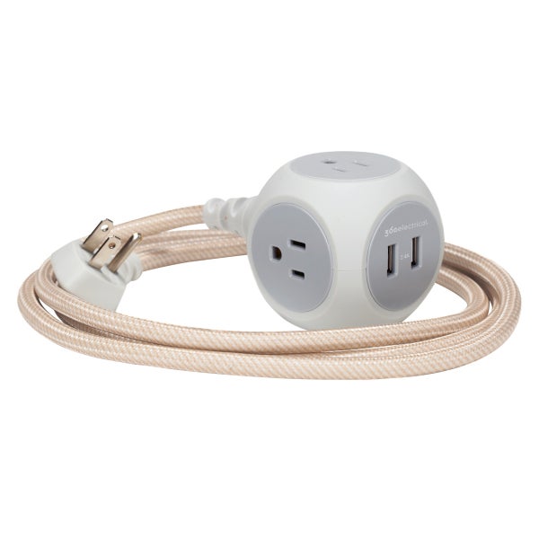 360 Electrical Habitat Extension Cord with USB