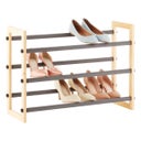 3-Tier Grippy Shoe Rack