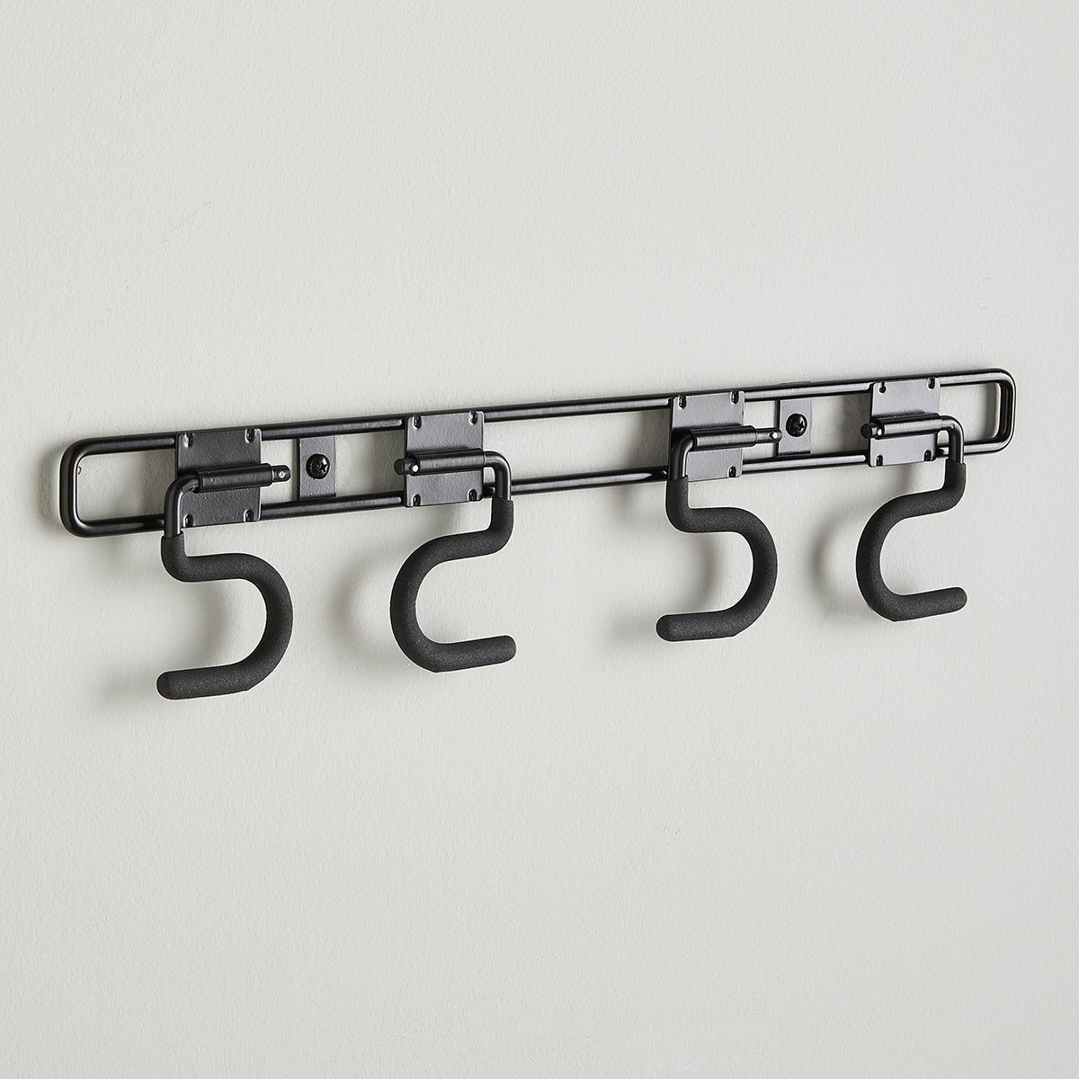 Black S Hook Rack The Container Store