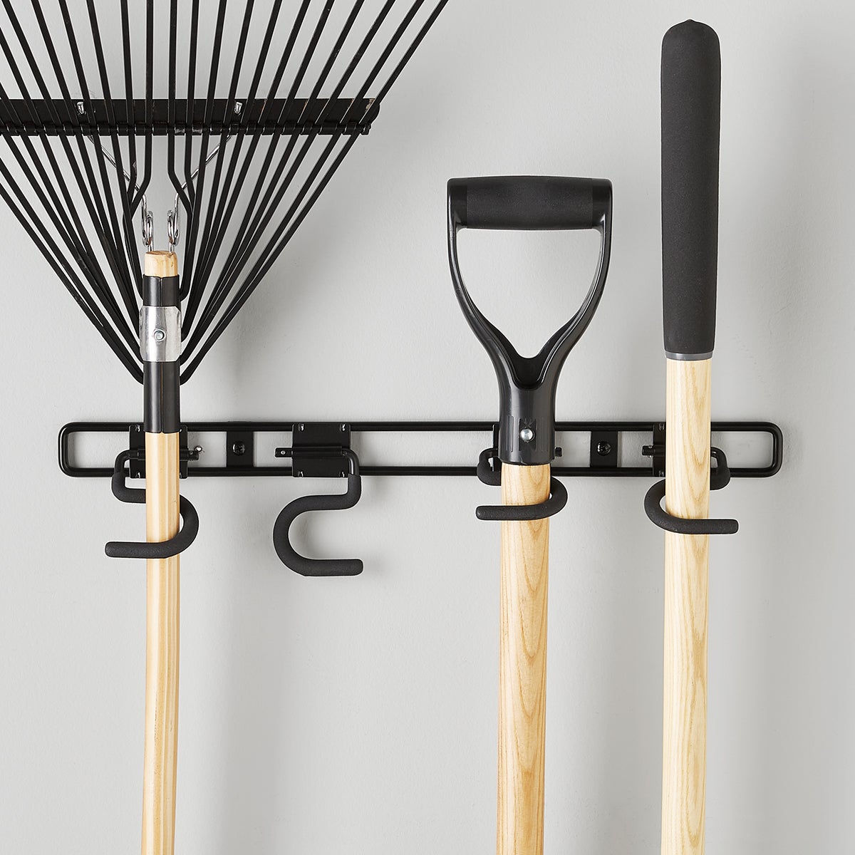 Black S Hook Rack The Container Store