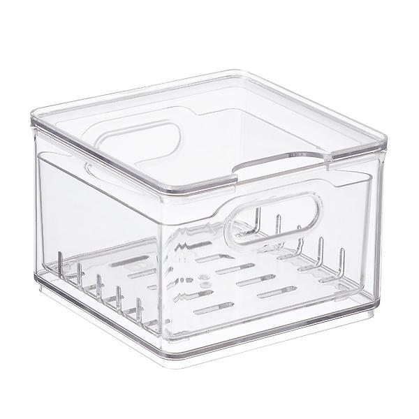 Fridge Box With Handle Ice Bin For Freezer With Lid And Handle