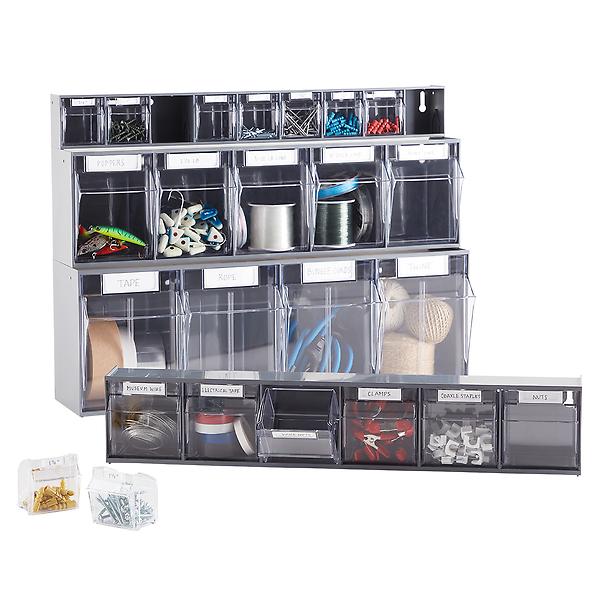 21-Bin Tip-Out Storage Cabinet