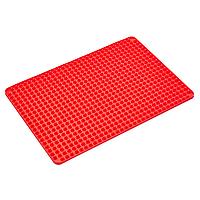dexas Silicone Elevated Baking Mat Red
